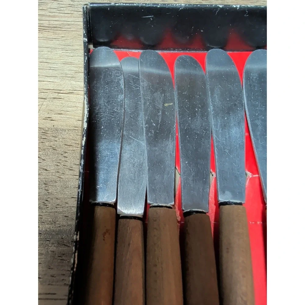 Set of 6 Vtg Japan Stainless 6⅛